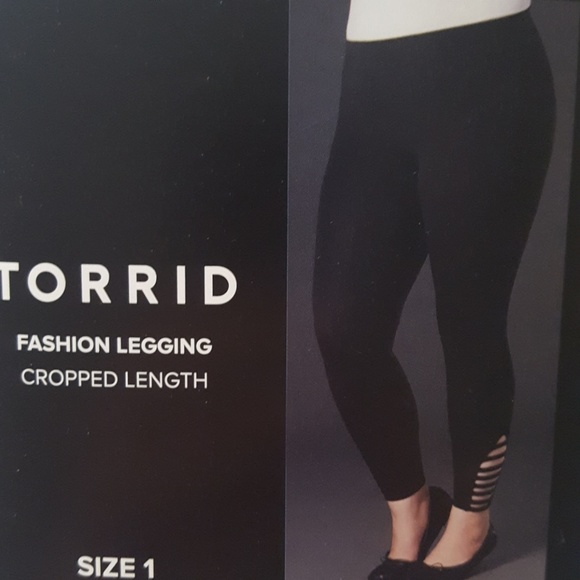 torrid Pants - Torrid cut out crop leggings